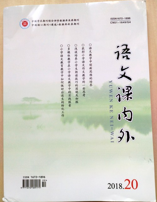 语文课内外杂志封面图片